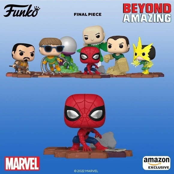 Funko Pop Marvel Sinister Six Amazon Exclusive Set of 7 Spider-Man